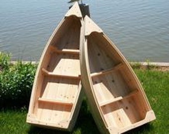 Wooden canoe Etsy