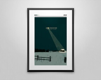 Moonshine Book Cover Art Print: DreamWorks Minimalist Poster