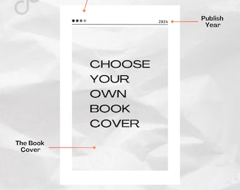 Request Your Own Book Cover Poster | Book Posters, Book Prints, Book Art, Canvas Wall Art, Book Lover Gift, Literary Gifts, Bookish Gifts