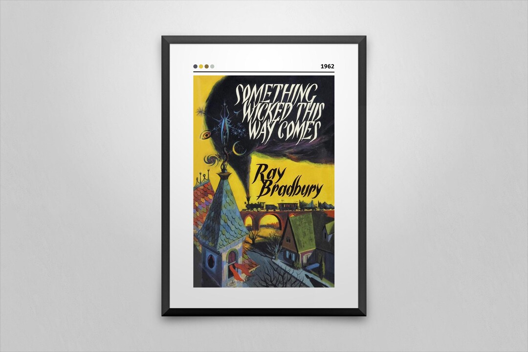 Something Wicked This Way Comes Book Cover Art Print Etsy(01)