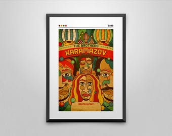 Gebrüder Karamasow Kunstdruck: Fjodor Dostojewski Poster