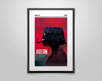 Gideon Falls Book Cover Art Print: Jeff Lemire Minimalist Poster