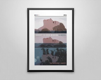 Nobody Is Ever Missing Book Cover Art Print: Catherine Lacey Novel