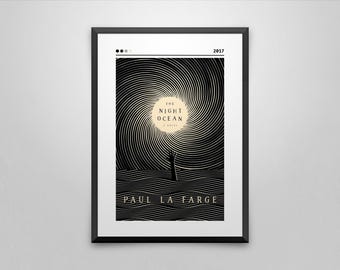 The Night Ocean Book Cover Art Print | Paul La Farge Poster