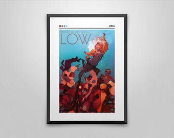 Low Book Cover Art Print: Rick Remender Minimalist Poster