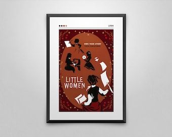 Little Women Book Cover Art Print: Louisa May Alcott Poster