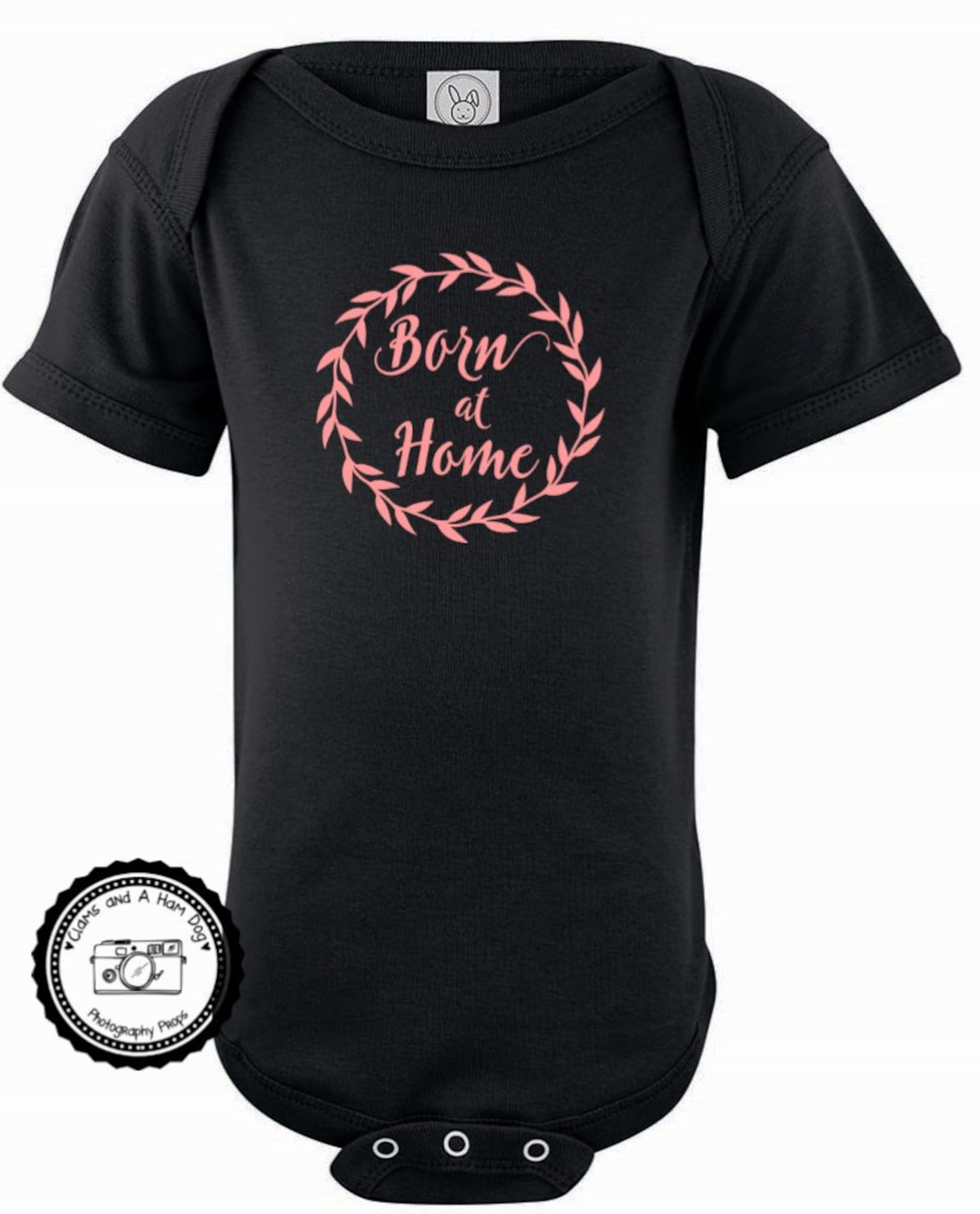 Home birth New Baby Shirt Born at Home Baby Girl or Boy Etsy