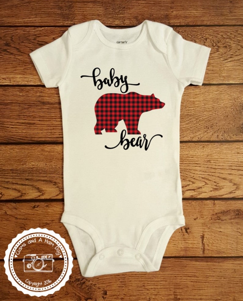 Baby Bear Childrens ONESIE Mommy and Me Set Mother Son | Etsy