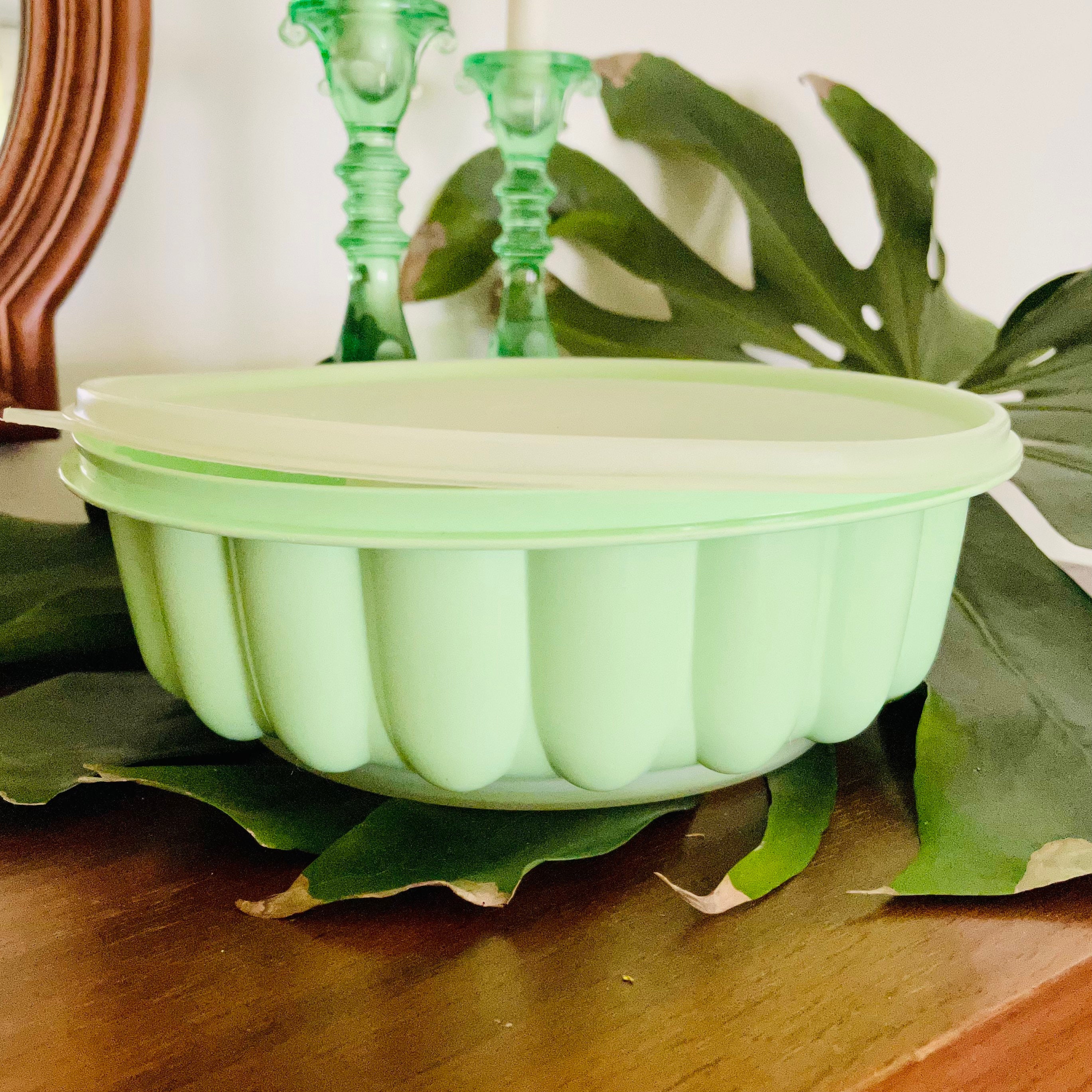 Vintage Tupperware Jello Mold with Lid — CHIMIYA