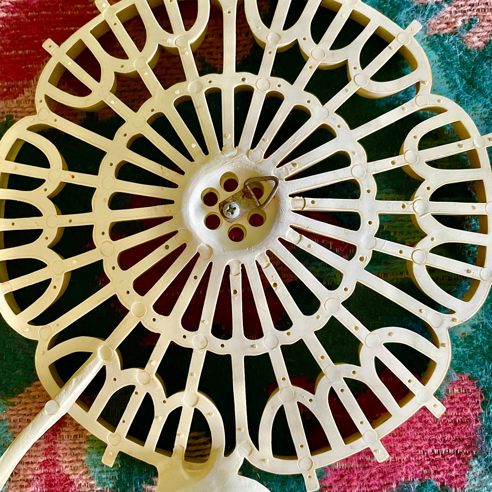 Garden Decor Vintage Plastic Flower Wall Decor Hanging Etsy