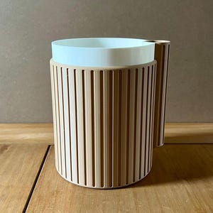 Plantador autoirrigável – Vaso impresso em 3D com reservatório removível, PLA sustentável