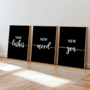 Lash Studio Wall Art, Lashes Wall Art Printable, Lash Extensions Wall Art, Lash Print, Lash Room Decor, Makeup Wall Art Print, Lashes Decor