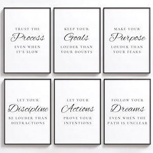Motivational Quotes, Therapy Office Decor, Inspirational Quotes, Inspirational Wall Art, Office Wall Art Printable, Home Office Wall Decor
