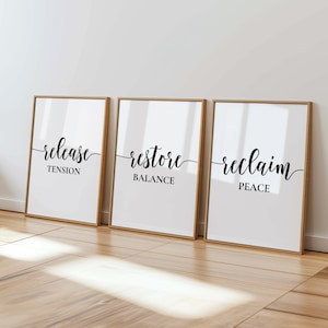 Massage Therapy Wall Art: Spa Decor Printable (Digital Download)