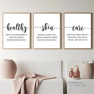 Skincare Wall Art Print, Skincare Room Decor, Esthetician Wall Art, Esthetician Decor, Spa Posters, Spa Wall Art, Skincare Art Printable
