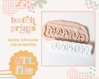 Double Nonno - Cookie stamp STL file