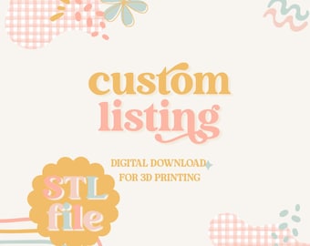 Custom Listing - Please read description
