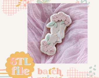 Tenendosi per mano - File STL per timbro e tagliabiscotti