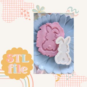 Peep Bunny - Cookie stamp and cutter STL file
