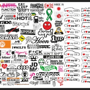 JDM car stickers VOLUME 2