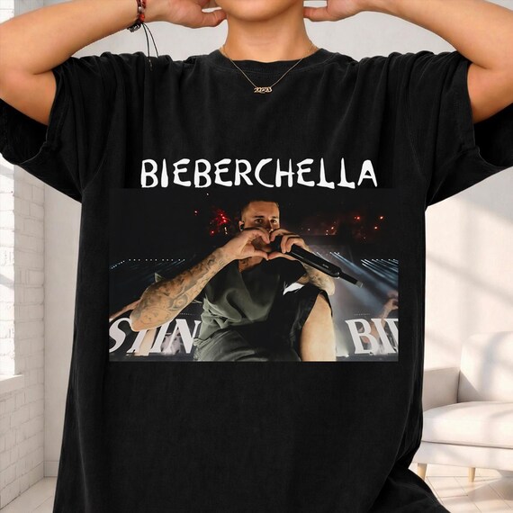Bieber Coachella Png, JB  2026 png, Justin Bieber Coachella Singing With You png, BIEBERCHELLA Heart Png