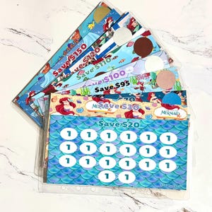 A6 Savings Challenge | Save 1k| Set of 12 Savings Challenges| Scratch Off Cards | Budgeting System | Cash Stuffing| A6 Cash Envelope