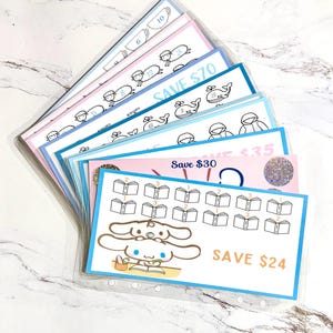 A6 Savings Challenge | Save 600 | Set of 10 Savings Challenges| Scratch Off Cards | Budgeting System | Cash Stuffing| A6 Cash Envelope