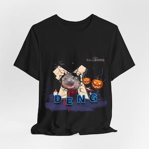 Halloween Moo Deng, the pygmy hippo t-shirt