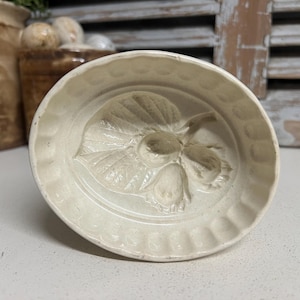 Antique ironstone fruit jelly mould Wedgwood - antique jelly mold - Victorian jelly mould