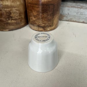 Small ironstone Royal Doulton individual jelly mould - small ironstone jelly mold