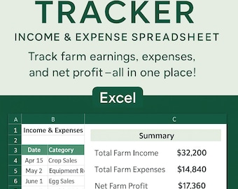 Hoja de cálculo para el seguimiento de impuestos agrícolas 2025-2026 / Registro de ingresos y gastos (Descarga en Excel)