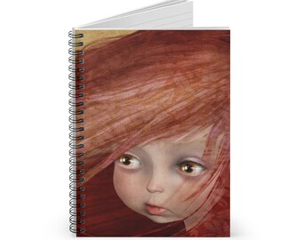 Fall Journal - Art by Jessica von Braun - Spiral Notebook - Ruled Line