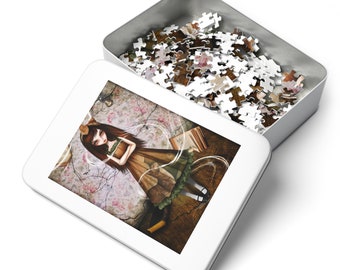 Jenny Puzzle Original Artwork by Jessica von Braun - Matching tin box - Jigsaw Puzzle (30, 110, 252, 500,1000)