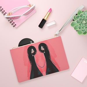 Anticipation Bag - Identical Twin Art - Art bag by Jessica von Braun - Vegan bag - Money Bag - Change Purse