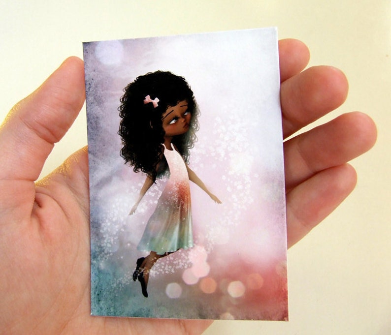 ACEO/ATC Surrender II Artists Trading Card Premium Hahnemuhle Fine Art Mini Print 2.5x3.5 image 1