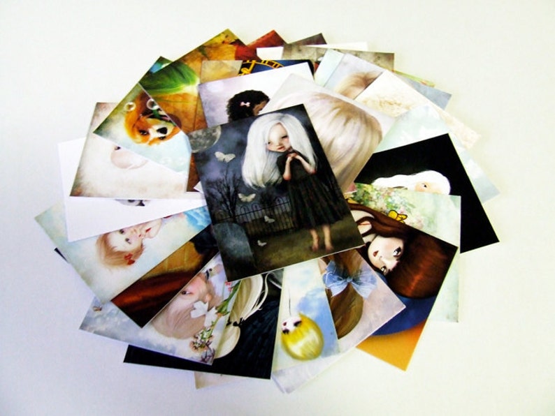 ACEO/ATC Artists Trading Card Mini Premium Fine Art Print 2.5x3.5 Invisible image 3