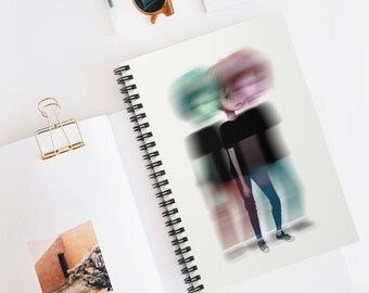 Despair Journal - Art by Jessica von Braun - Spiral Notebook - Ruled Line