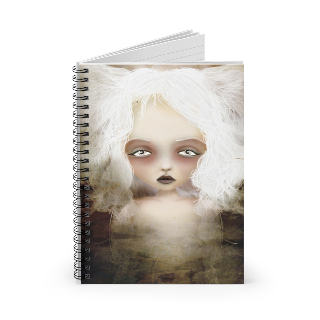 Mania Journal - Art by Jessica Von Braun - Spiral Notebook - Ruled Line ...