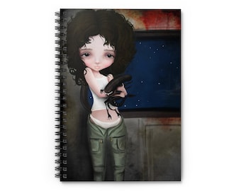 Best Friends Forever Journal - Art by Jessica von Braun - Spiral Notebook - Ruled Line