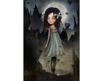 Jagged - Poster - Matte Vertical Posters - Multi Sized - Fine Art Print - Jessica von Braun