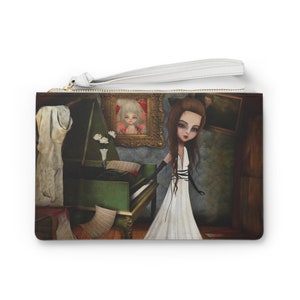 Elizabeth Killbride Clutch - Art bag by Jessica von Braun - Vegan bag - Money Bag - Change Purse