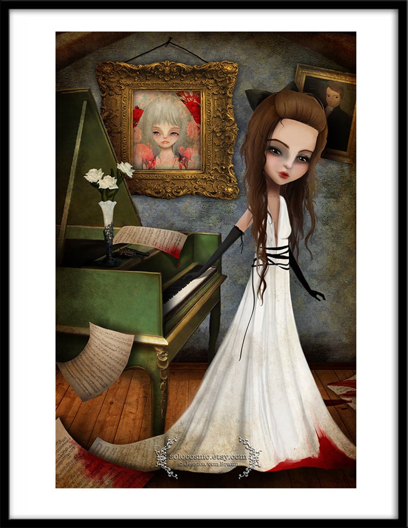 Fine art print 'Elizabeth Killbride' 8x10 8.5x11 Etsy
