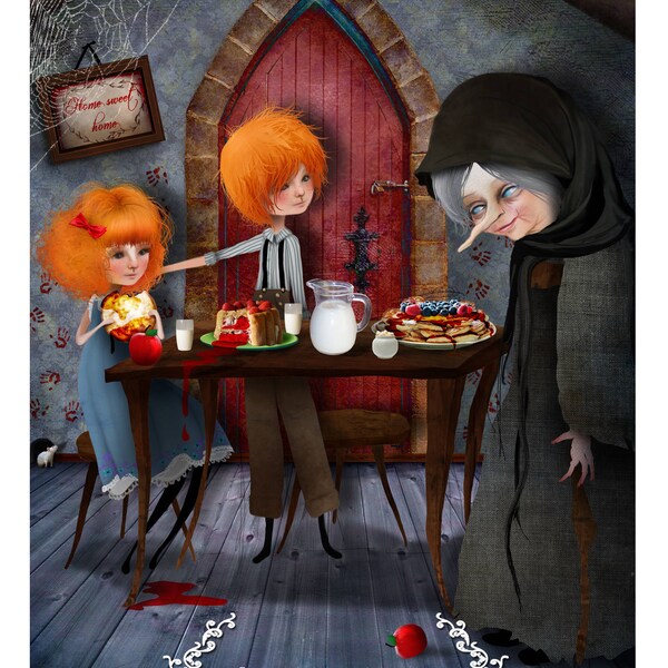Hansel and Gretel Artwork - Etsy