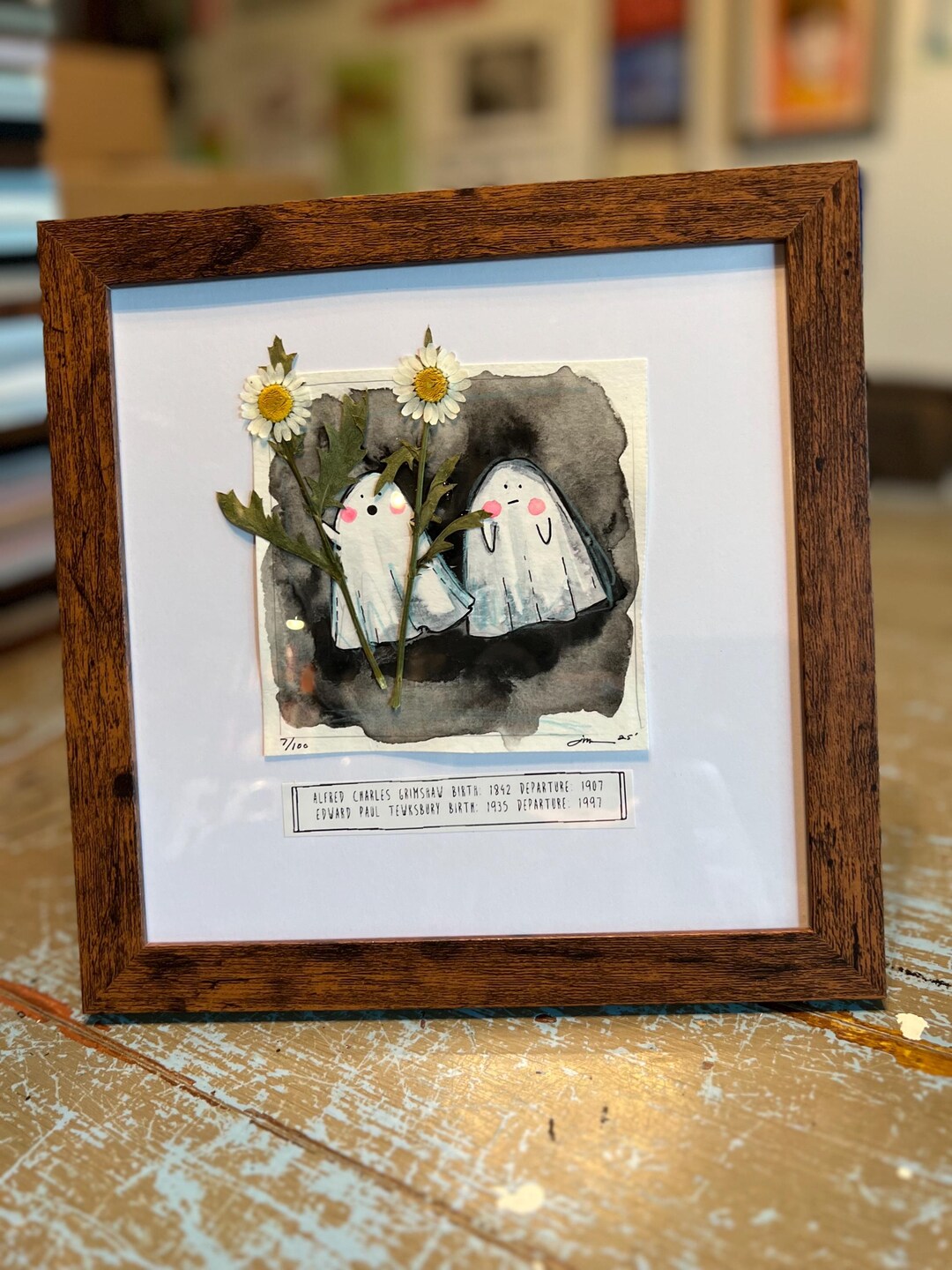 MYSTERY ADOPTION - Original Painting - Adoptable Ghost, Ghost Pair or ...