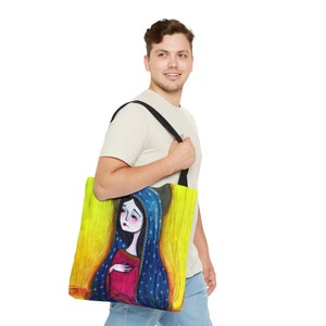 Unsere Liebe Frau von Guadalupe Geldbörse - Einkaufstasche - Von Jessica von Braun - Drei Größen - Jungfrau Maria Kunst - Katholische Kunst - Unsere Liebe Frau Art
