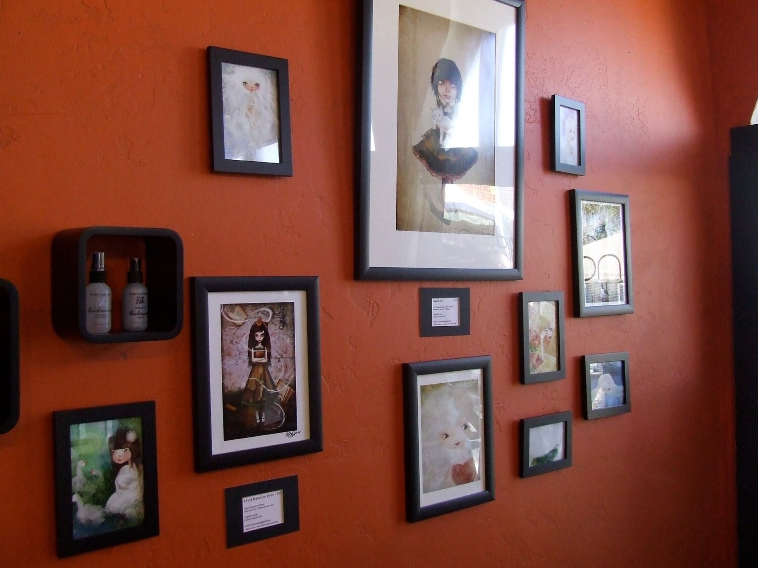 Little Girl Art Print 'pelottava' Little Girl in Etsy