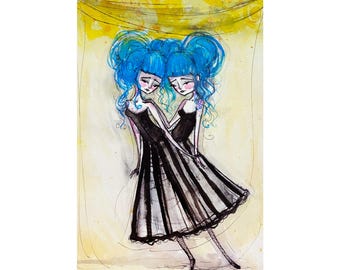 Night Circus - Poster - Matte Vertical Posters - Multi Sized - Fine Art Print - Jessica von Braun