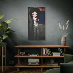 Best Friends Forever Canvas Print - Science Fiction Gallery Wrap Canvas print - Fine Art print by Jessica von Braun - Pop Lowbrow Art image 6