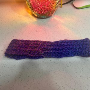Purple Ombré crochet Headband