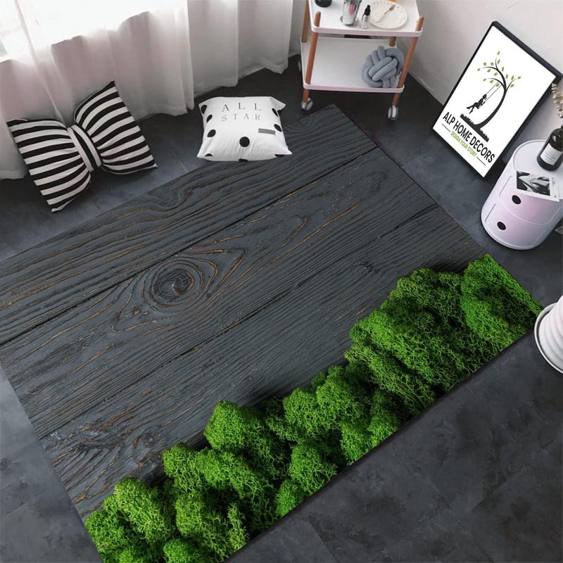 Moss Rug - Etsy